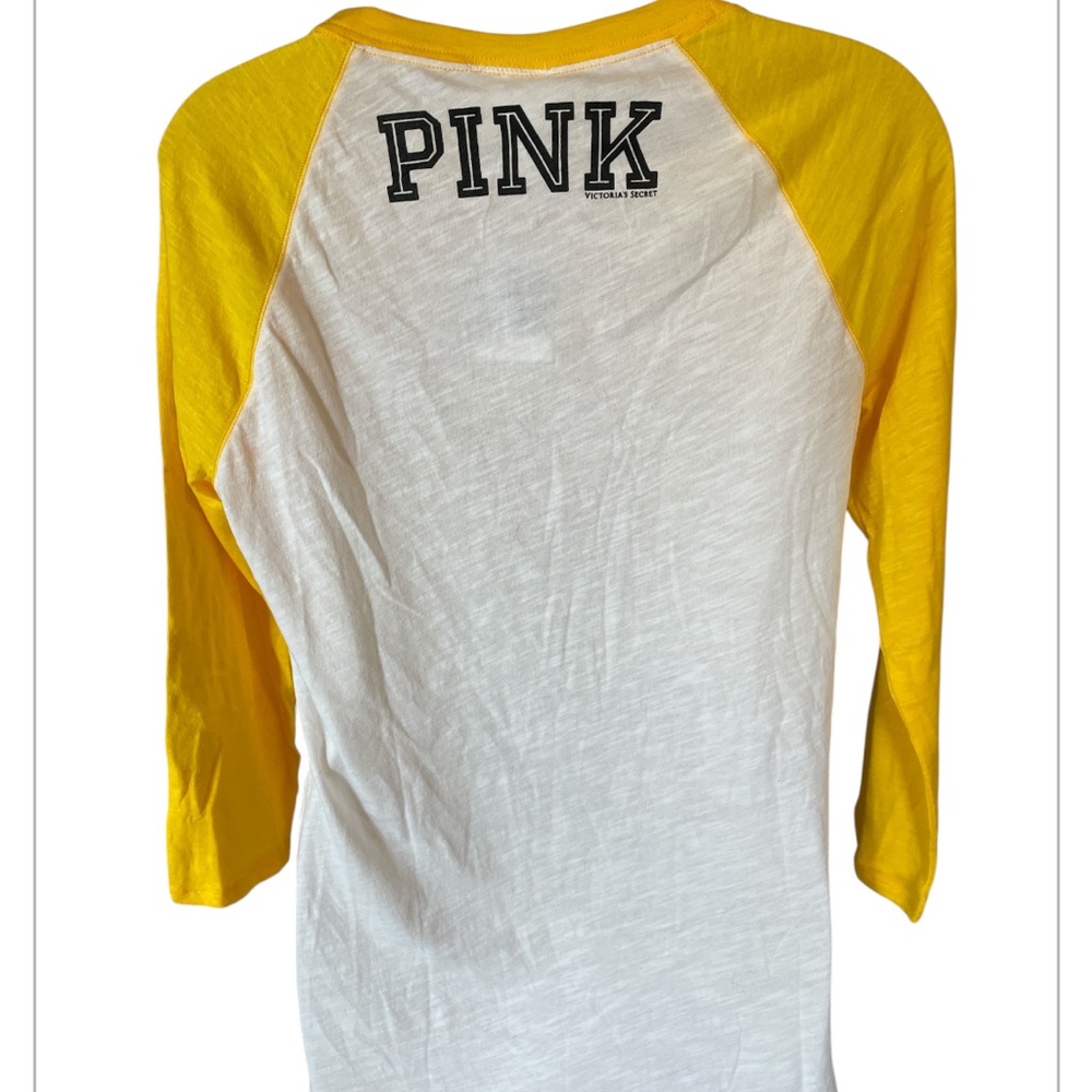 Iowa Hawkeyes football shirt NWT size large Victoria Secret Pink - Picture 3 of 10